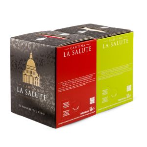 2 Bag in Box Merlot Igt e Pinot Bianco Igt 5 lt – La Salute